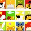 Children Cartoon Animals Paint City - DIY Paint By Numbers - Numeral Paint