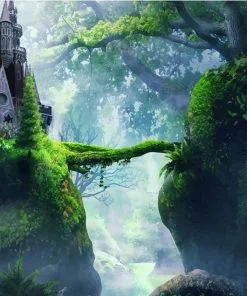 Jungle Castle Paint By Numbers