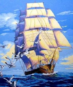 Sailing Boat Paint By Numbers