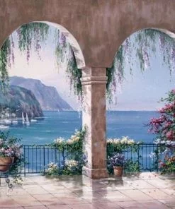 Mediterranean Arch Paint By Numbers