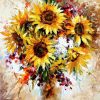 Blooming Sunflowers Paint By Numbers