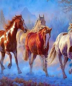 Horse Animals Painting - DIY Paint By Numbers - Numeral Paint