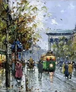 Boulevard De La Madeleine Paint By Numbers
