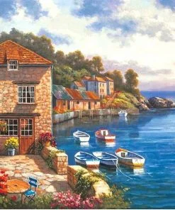 Mediterranean Sea - DIY Paint By Numbers - Numeral Paint