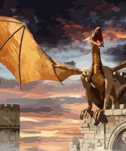 Angry Dragon Paint By Numbers