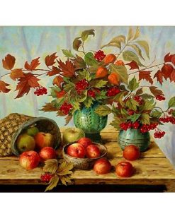 Leaves And Apples Paint By Numbers