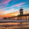 Huntington Beach Pier Paint By Numbers