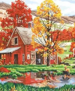 Autumn Farmhouse Paint By Numbers