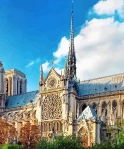 Cathedral Of Notre Dame Paint By Numbers
