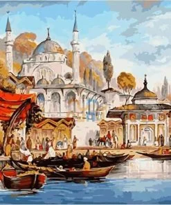 Uskudar Mosque Paint By Numbers