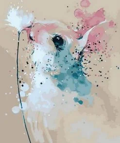 Abstract Bunny Paint By Numbers
