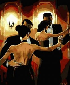 Classy Couple Dancing Paint By Numbers