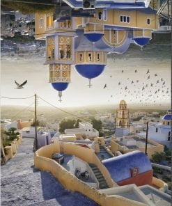 Santorini Double View Paint By Numbers