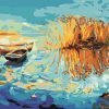 Boat In River Paint By Numbers