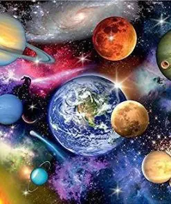 Outer Space Planets Paint By Numbers