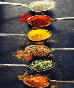 Spices Spoons Paint By Numbers
