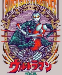 Ultraman Game Paint By Numbers