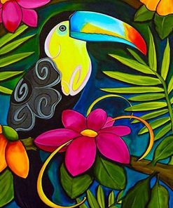 Tropical Toucan Paint By Numbers