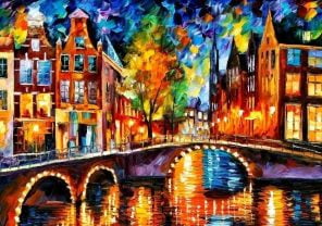 Netherlands Amsterdam Paint By Numbers