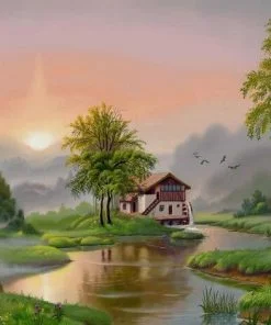 Riverside House Paint By Numbers