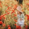 Little Girl in Poppy Field Paint By Numbers