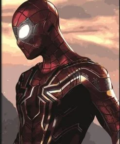 Iron Spider Man Paint By Numbers