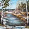 Winter River Paint By Numbers