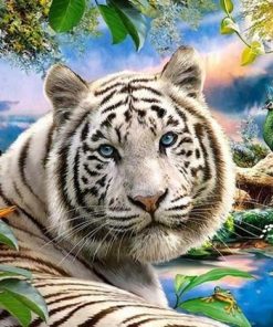 Tropical Tiger Paint By Numbers