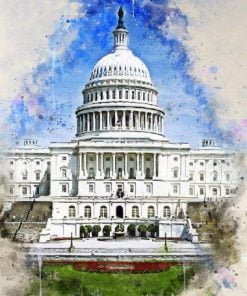 US Capitol Paint By Numbers