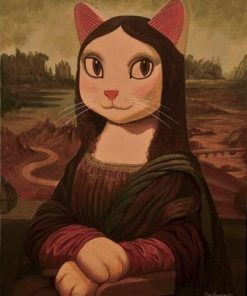 Mona Lisa Cat Paint By Numbers