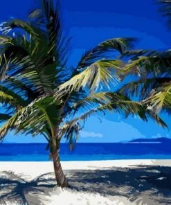 Beach Palms Paint By Numbers