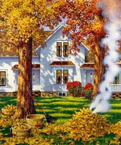 House Garden Paint By Numbers