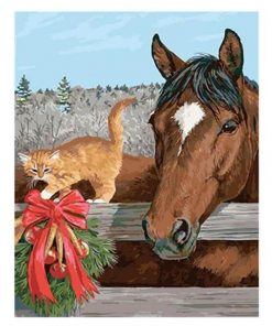 Cat And Horse Paint By Numbers