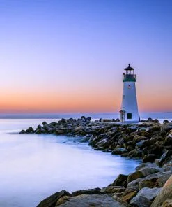 Walton Beach Lighthouse Paint By Numbers