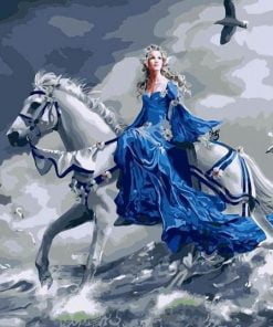 Queen On Horse Paint By Numbers