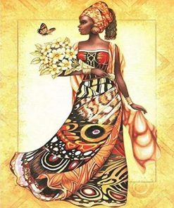 African Tribal Woman Paint By Numbers