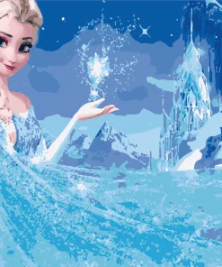 Frozen Princess Elsa Paint By Numbers