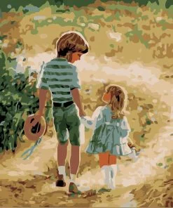 Brother And Sister Paint By Numbers