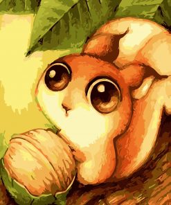 Big Squirrel Eyes Paint By Numbers