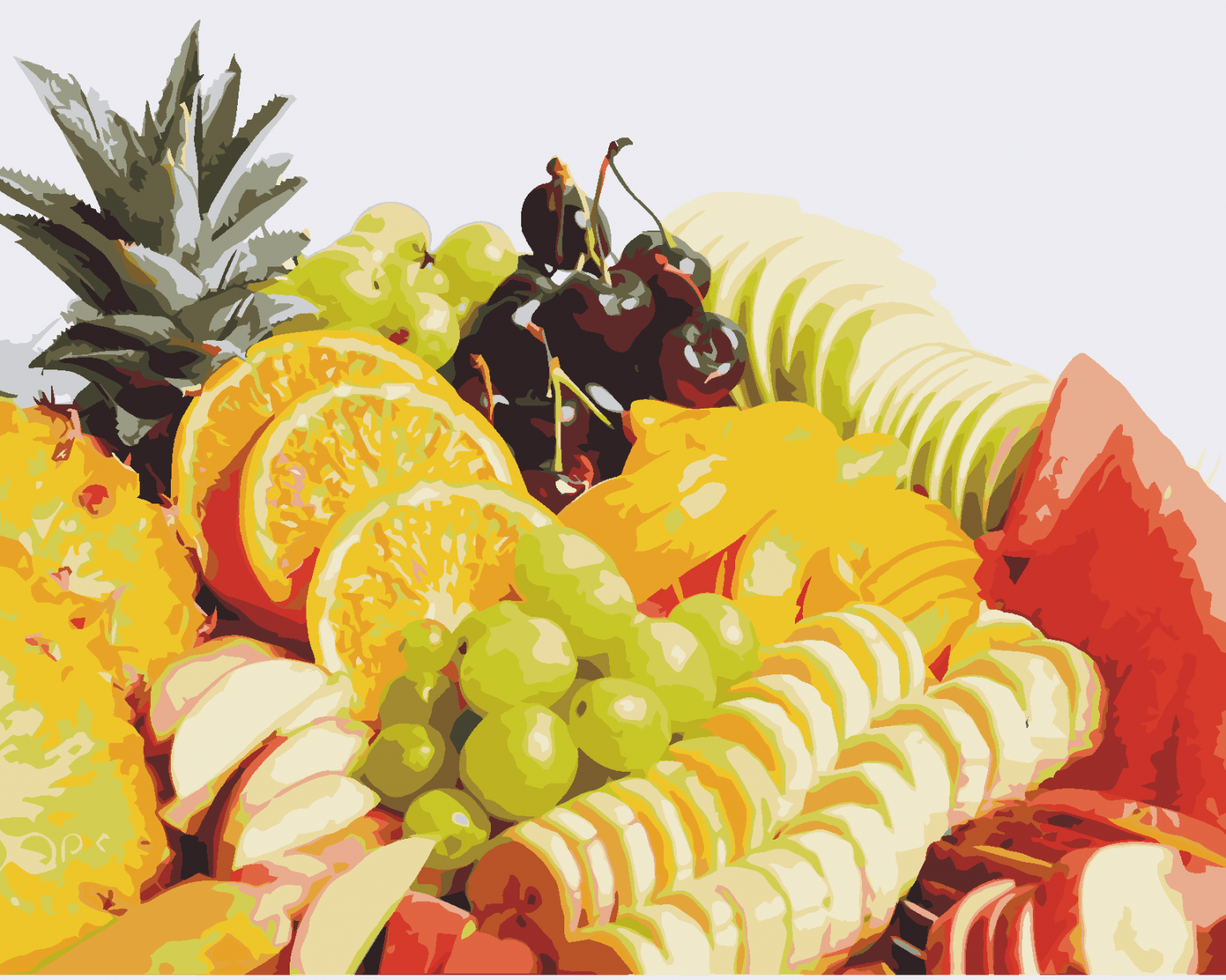 Fresh Fruits Paint By Numbers Numeral Paint Kit