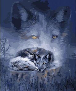 Wolf Shadow Paint By Numbers