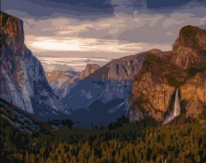Yosemite National Park Paint By Numbers
