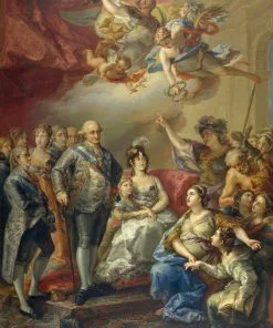 Charles Iv Of Spain And His Family Paint By Numbers