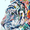 Abstract Malayan Tiger - DIY Paint By Numbers - Numeral Paint