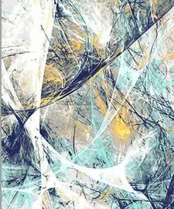 Abstract Triplet lines Abstract Paint By Numbers