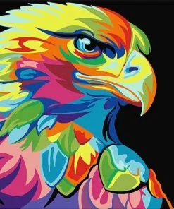 Colorful Eagle Paint By Numbers