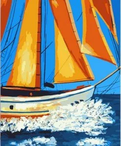 Sail Boat Paint By Numbers