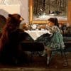 girl and Bear paint by numbers
