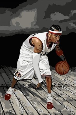 Allen Iverson Paint By Numbers