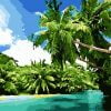 Caribbean Island Paint By Numbers